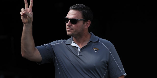 Former Jacksonville Jaguars player Tony Boselli walks to the field prior to the start of their game against the Los Angeles Chargers at EverBank Field on November 12, 2017 in Jacksonville, Florida.(Photo by Logan Bowles/Getty Images)
