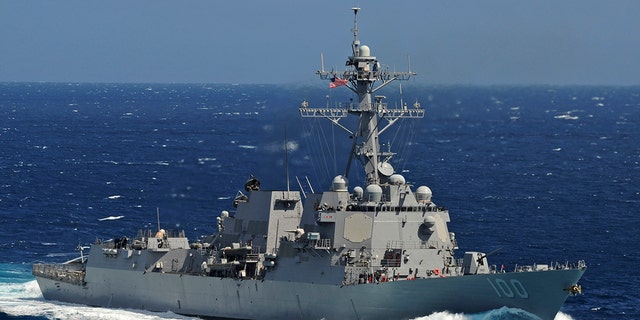 The Arleigh Burke-class guided-missile destroyer USS Kidd is seen underway in the Pacific Ocean in this U.S. Navy picture taken May 18, 2011.  (REUTERS/U.S. Navy/Mass Communication Specialist 3rd Class Crishanda K. McCall/Handout)