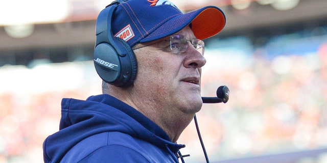Head coach Vic Fangio of the Denver Broncos looks on during a game against the Oakland Raiders at Empower Field at Mile High on December 29, 2019, in Denver, Colorado. (Photo by Dustin Bradford/Getty Images)
