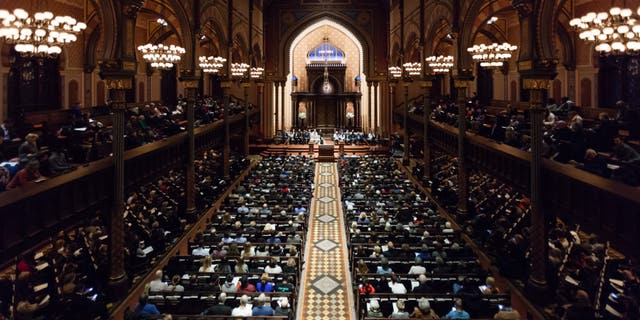 Central Synagogue, seen here in a March 2017 photo, is set to host three seders, each catering to a different age group.