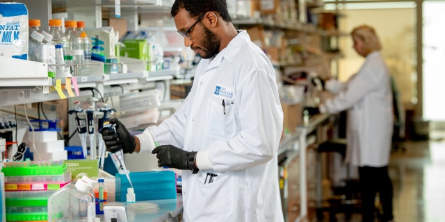 Possible coronavirus vaccine enters human testing trial 3 Scientists in the lab of Dr. David Weiner test synthetic DNA technology to fine tune synthetic vaccine candidates, prior to COVID-19 pandemic.