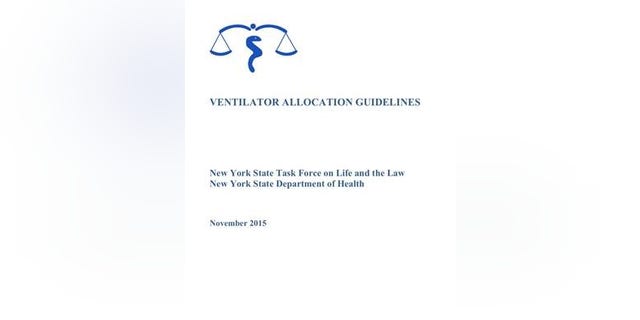 Cuomo's coronavirus failure – the real reason for New York's ventilator shortage 2 d7dedb53 Ventilator Allocation Guidelines Report