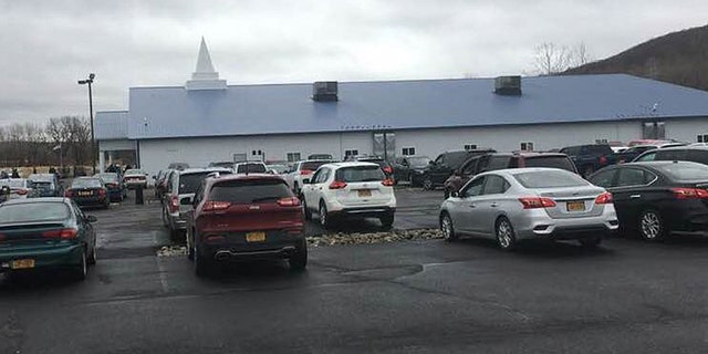 His Tabernacle Family Church in upstate New York is asking the county to reverse a ban on drive-in services.