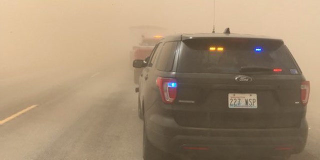 A major dust storm was reported Monday outside of Dusty, Wash., leading to the closure of a roadway for several hours and one crash reported.