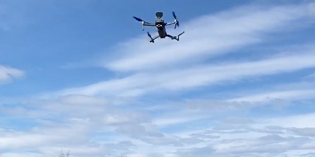 Authorities in New Jersey have deployed drones with automated messages urging people to stop gathering if they are breaking social distancing guidelines.