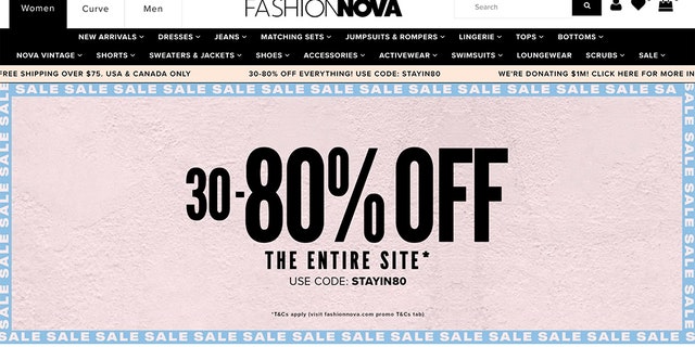 Fashion Nova’s latest marketing pitch has been slammed as foolish after the fast-fashion retailer suggested that customers use their government stimulus checks to shop the site’s ongoing sale amid the global coronavirus pandemic.