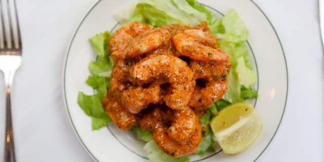 Galatoire's shrimp remoulade, served in the restaurant.