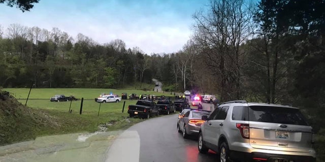 Four Amish children are dead and one is missing after a horse-drawn buggy overturned and was swept away in floodwaters in Kentucky on Wednesday.
