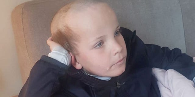 “I'd left my clippers on charge upstairs and the boys obviously found them,” Kevin Moore told South West News Service. “They both came down and they were laughing so much. I looked over and saw this massive bald patch on top of George's head.”