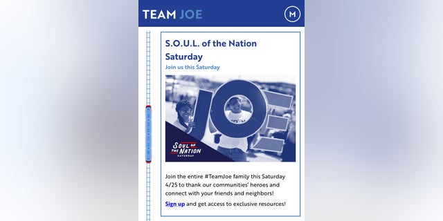 The campaign has launched #SOULSaturdays which are virtual events for supporters to thank first responders and essential workers in communities during COVID-19.