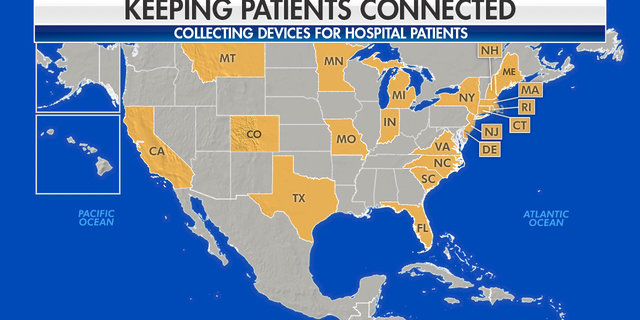 Initiatives to collect iPads and other smart devices for hospital patients unable to see their loved ones amid COVID-19 have launched in at least 20 states.