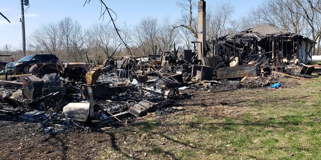 The Villegas family's home in Odessa, MO burned down Sunday. The community rallied together to help them in a big way.