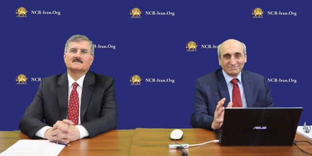 Ali Safavi and Shahin Gobadi, members of the Foreign Affairs Committee of the Paris-based National Council of Resistance of Iran.