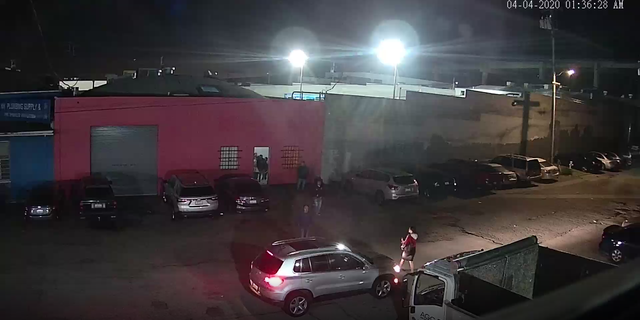 Surveillance footage released by the City Attorney of San Francisco showed nightclub patrons filing in and out of the building. (City Attorney of San Francisco)