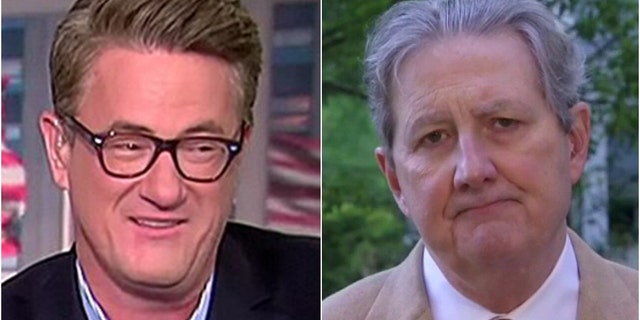 MSNBC's Joe Scarborough, left, targeted U.S. Sen. John Kennedy, R-La., with comments on Thursday's edition of 