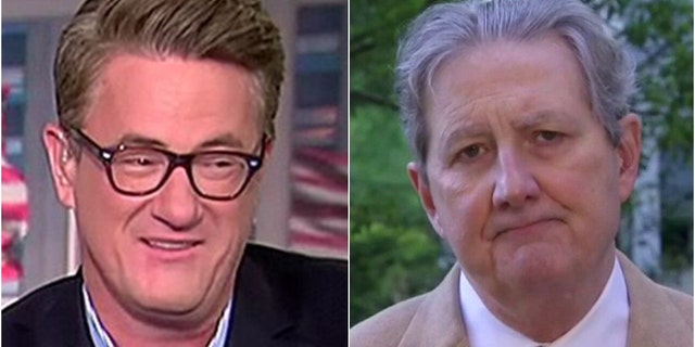 MSNBC's Joe Scarborough, left, targeted U.S. Sen. John Kennedy, R-La., with comments on Thursday's edition of 