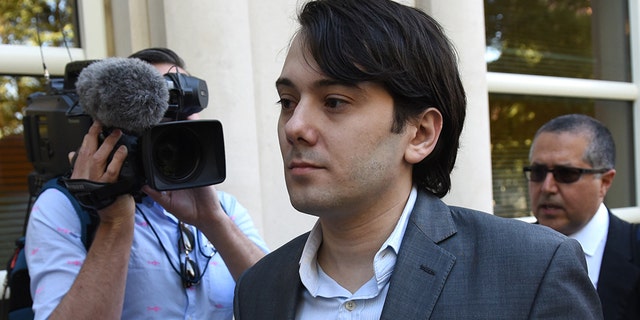 Martin Shkreli, the former Turing Pharmaceuticals executive who became known as "Pharma Bro" arrives for the first day of jury selection in his federal securities fraud trial June 26, 2017 at United States District Court Eastern District of New York in Brooklyn. / AFP PHOTO / TIMOTHY A. CLARY (Photo credit should read TIMOTHY A. CLARY/AFP via Getty Images)