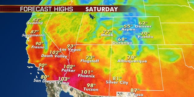 Record heat is possible across Southern California and the Southwest into the weekend.