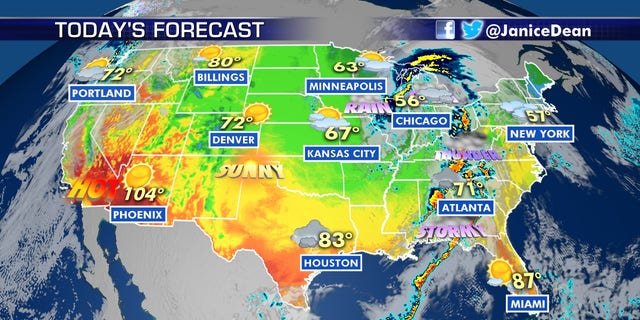 The threat for severe weather is forecast to continue across the Southeast on Wednesday.