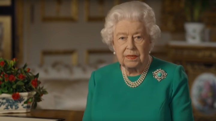 Queen Elizabeth II addresses the nation