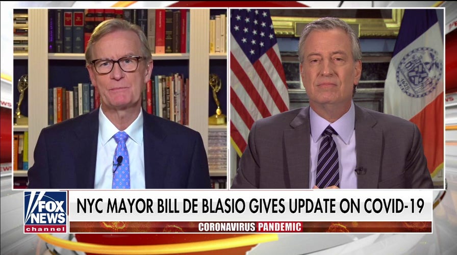 Mayor De Blasio's concerns about getting New York City back to work