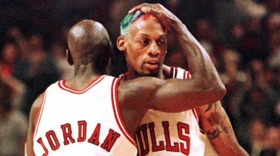 Dennis rodman and michael on sale jordan