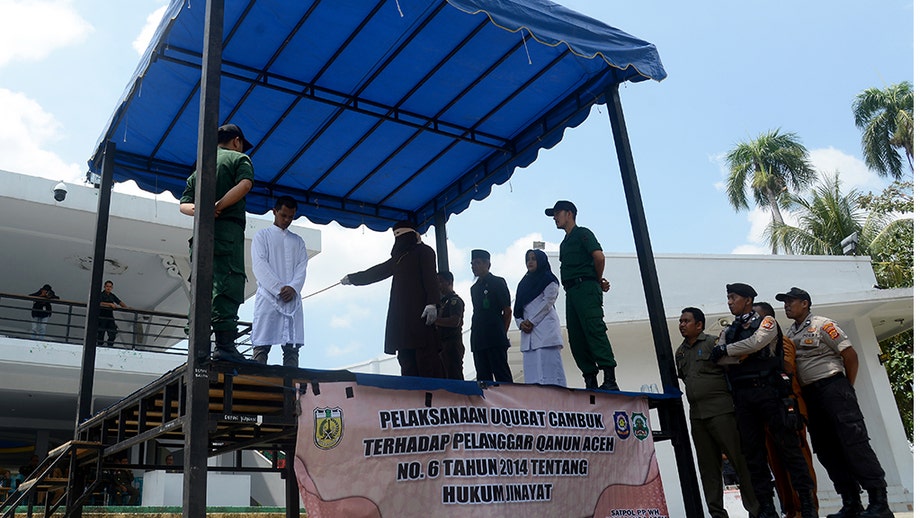 Indonesia's Aceh province holds public floggings during coronavirus outbreak, report says