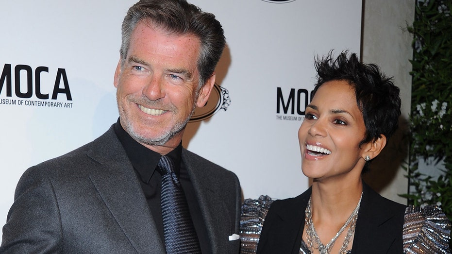 Pierce Brosnan Attends 'The Out-Laws' Premiere with His Two Sons
