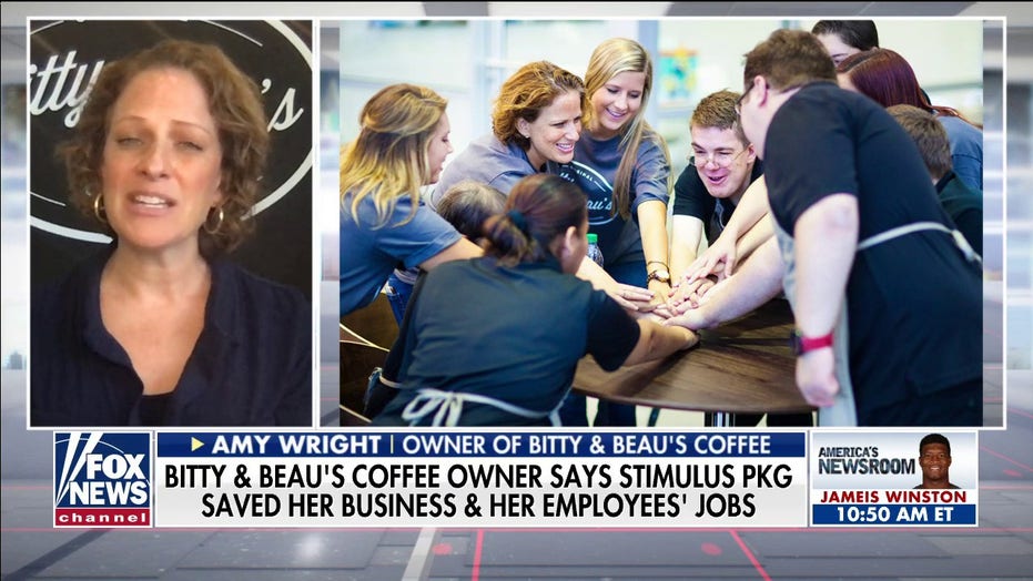 Small business owner says stimulus package saved her company, employees’ jobs