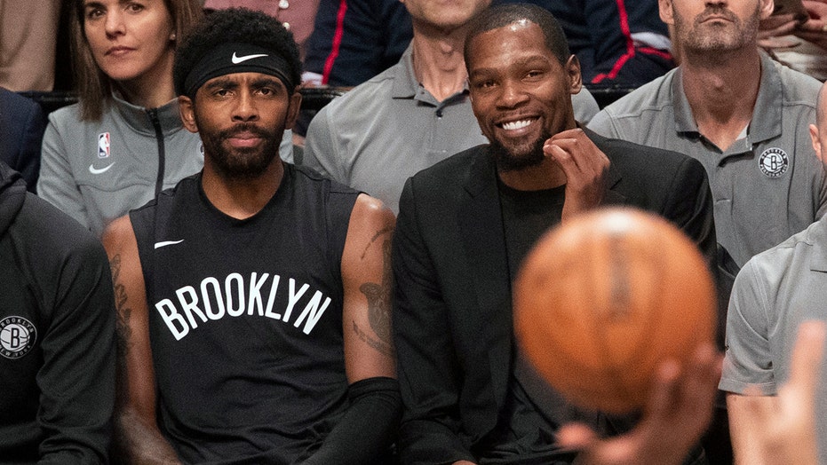 kd and kyrie to the nets