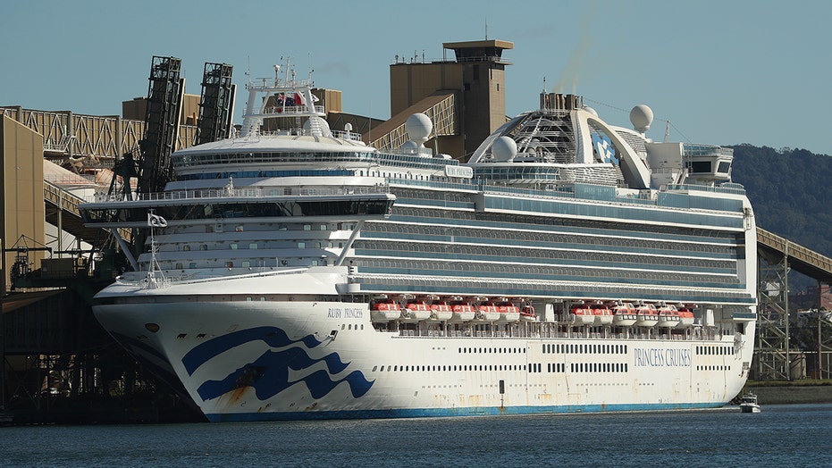 princess cruise ship with covid in australia