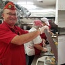 My wife Kristin and I have stepped up our volunteer hours at Meals on Wheels in Winter Haven, FL. My wife would normally go on Fridays. The need is so great now we have been going in 3-5 days a week. The volunteer kitchen staff is cranking out 400 to 500 meals to be delivered to those who can't get out. We are all in good spirits and can't wait for the world to get back to normal. Keep up the good reporting Jim Schnell Waverly, Fl