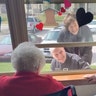 Through the window at the Memory Care facility in Ankeny, Iowa, wished my Mom and Dad, Milton and Bunny Aunan, a Happy 73rd Wedding Anniversary April 3, 2020!!! Milton Aunan Jr.