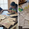 Attached pictures are of my daughter Navya P. and her friend Abhijit S. decorating bags for Lunches of Love(https://lunchesoflove.net/), for their at-home community service. Fort Bend ISD issued a Shelter in place order to keep our community in Houston Texas safe . Both the kids are 7th graders in Fort Bend ISD.