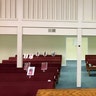Our little church Harbor Baptist Temple Surfside Beach South Carolina has been going live on Facebook for 3 weeks to keep everyone safe and help keep from spreading the deadly COVID-19. The pastor came to church to find this. Our Church’s Families faces in the pews smiling at him. A little church with a big heart.