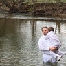 Usually our baptisms are performed at the age of 8, in a church building, attended be many family and friends. Last week my middle son was baptized by his father in a stream near our home, with only our family in attendance. It was a beautiful and spiritual experience and I know we do not need to gather to be one with God and people we love.