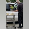 Our church, Good Shepherd Lutheran, of North Fort Myers, Florida, is helping members during this time by live streaming services, and serving Holy Communion curbside in the driveway, carefully gloved, sanitized, protecting the recipient. People call and make appointments and are met outside. Pictured is pastor Robert Davis.