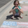 This is Emma Rae, she is 6 years old and missing the last couple of months of her kindergarten year as Arizona canceled school for the remainder of the year. Her teacher Mrs. Crow delivered side walk chalk to all of her students. When I asked Emma Rae what she wanted to draw she said “an America flag of course” she decided she needed to draw hearts instead of stars because she wanted everyone who saw it to have love. She loves America more than anyone I’ve ever met, I’m thankful she’s too young to understand what is happening ❤️💙❤️