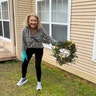 My 91 year old mother lost her brother. S he was unable to attend the funeral due to coronavirus. Two sweet friends bought her a wreath, and we took it to her window of the Assisted living facility in Oxford, Ms on the day of the funeral. This is a picture of her looking out her window as I show her the wreath.