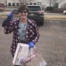 Heidi Bates, delivering cloth masks to the factory we both work at. She is one of the many Americans staying at home during the Covid-19 event. She is spending her time making these in an effort to provide some help to all of us who remain at work, so that fabricated masks can be more appropriately supplied to the medical community. She is an amazing Engineer, peer and person