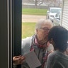 My daughter had her 24 th birthday on March 31st. We are under a Stay atHone order in Michigan. My mother is 73 she has diabetes and is considered high risk to the Corona Virus. My daughter is her oldest grandchild and she has never missed one of her birthdays. We were surprised when we heard a Knick on our front door. There stood my mom with a card and tears in her eyes. Please see attached photos for this touching moment Thank you Shannon Carter