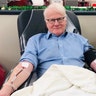 Dr. Ted Bowlus, a County Commissioner in Wood County Ohio, donates blood and platelets to the Red Cross to help replenish the blood supply and also to inspire others to do the same.