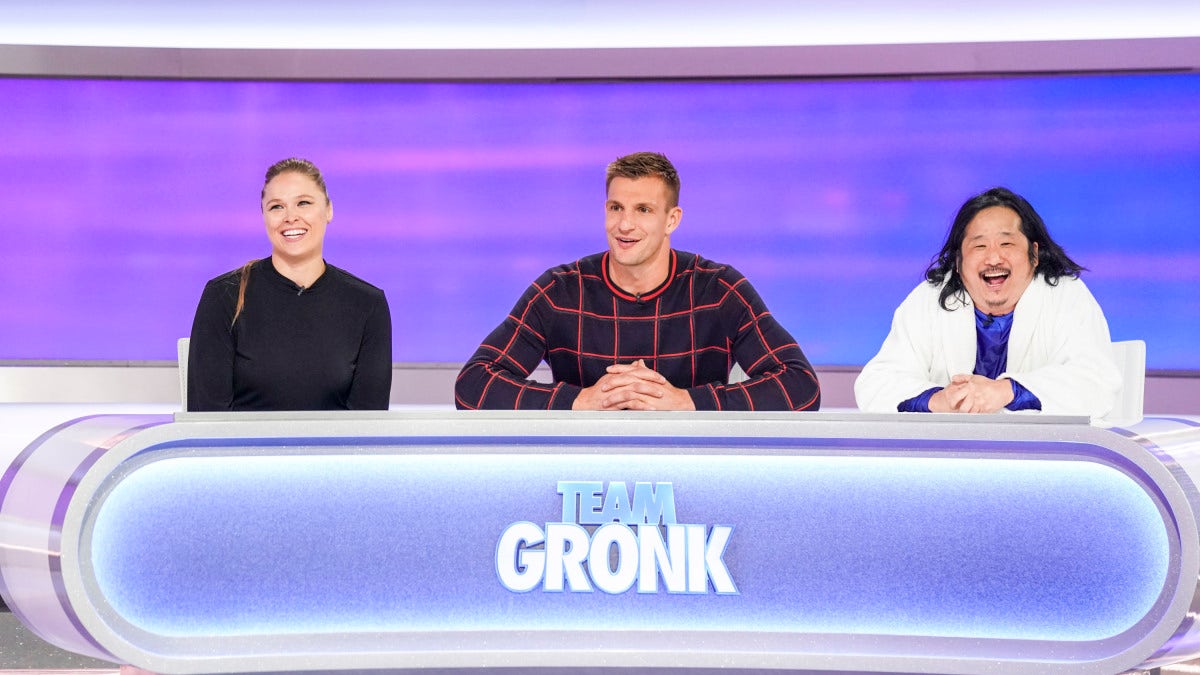 Ronda Rousey, Rob Gronkowski, and Bobby Lee on 'Game On!'