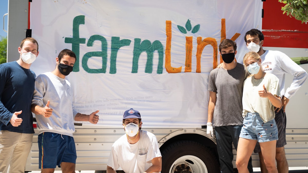 A group of college students has teamed up to connect farmers with a surplus of product with needy food banks amid the coronavirus pandemic.