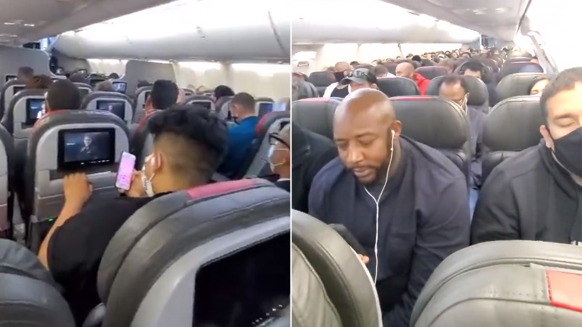 American Airlines passenger complains of overcrowded flight from