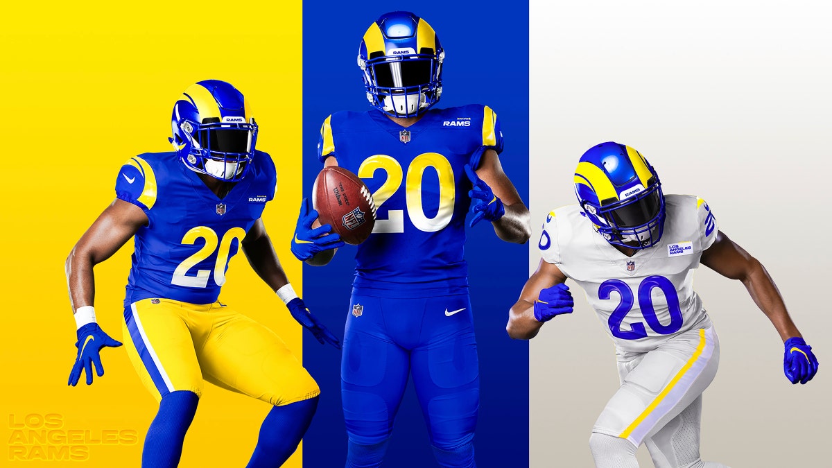 Rams unveil new uniforms mixing throwback colors with modern design