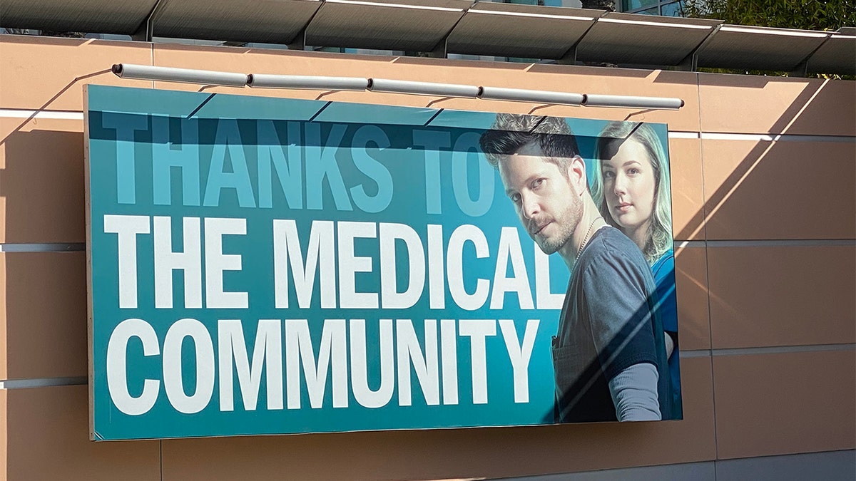 FOX created a montage of billboards around its Los Angeles studio lot to acknowledge and recognize essential workers, first responders and local heroes of the coronavirus pandemic.