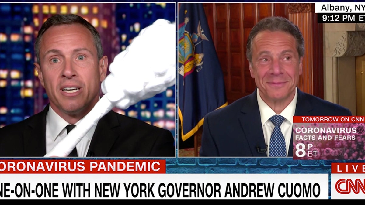 CNN’s Chris Cuomo was criticized for a series of lighthearted interviews with his older brother.