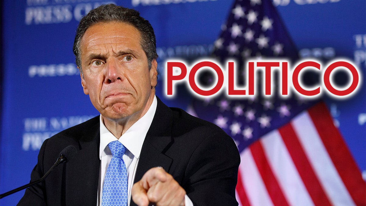 New York Gov. Andrew Cuomo speaks during a news conference, Wednesday, May 27, 2020, at the National Press Club in Washington. (AP Photo/Jacquelyn Martin)