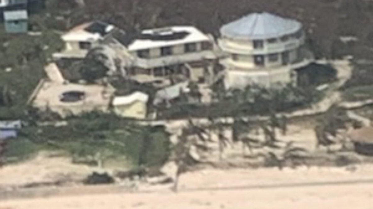 A Deltec home pictured after Hurricane Dorian slammed the Bahamas in 2019.